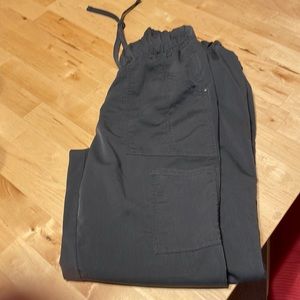 Dark grey scrub pants